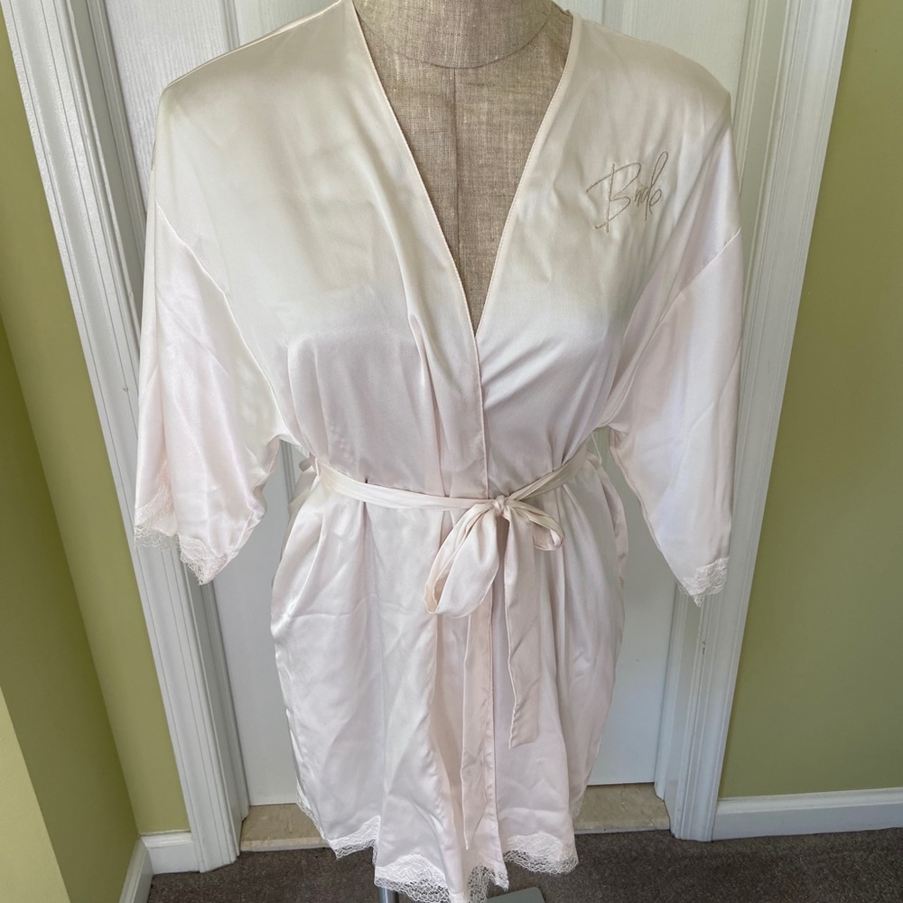 Victoria secret bridal robe